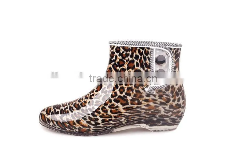 Women Garden Boots transparents Ankle Rain Boots