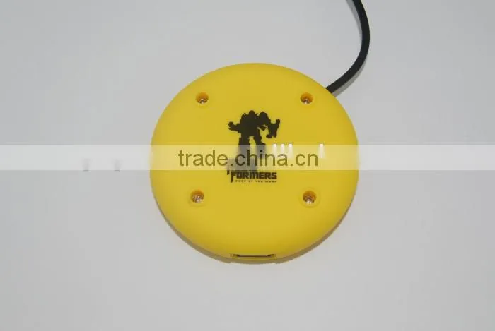 High Speed Computer Round 4 Port USB 2.0 HUB