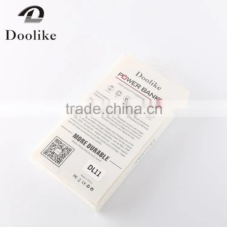 2016 newest 6000mah led torch light outdoor pocket power bank