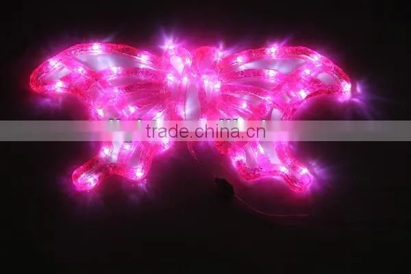 cheap LED acrylic butterfly christmas decorative light
