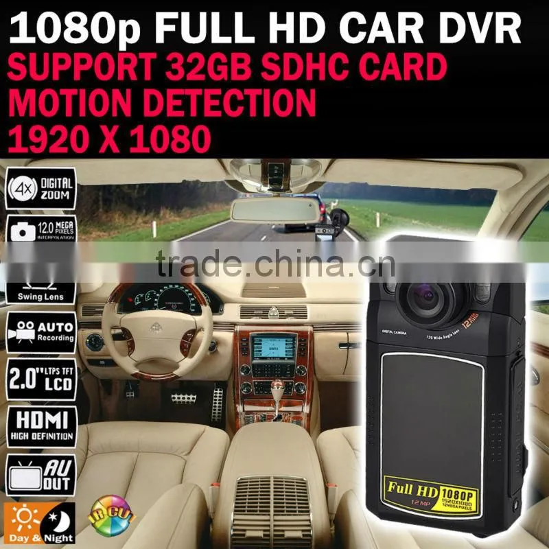 2.0" Camera Full HD IR CUT Video 120 1920x1080p Camcorder DVR Car Recorder
