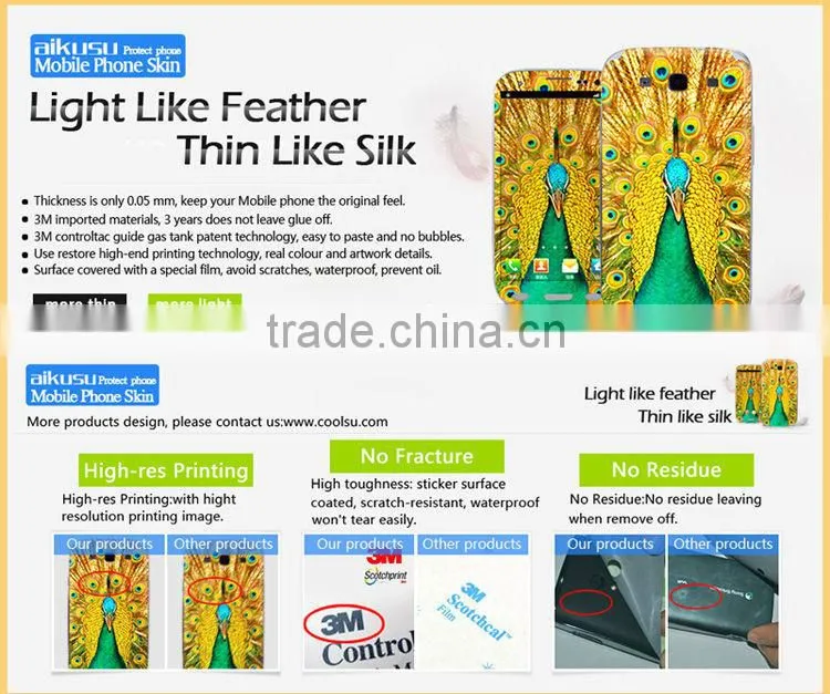 Fashion style 3M180C skin sticker for blackberry 9800