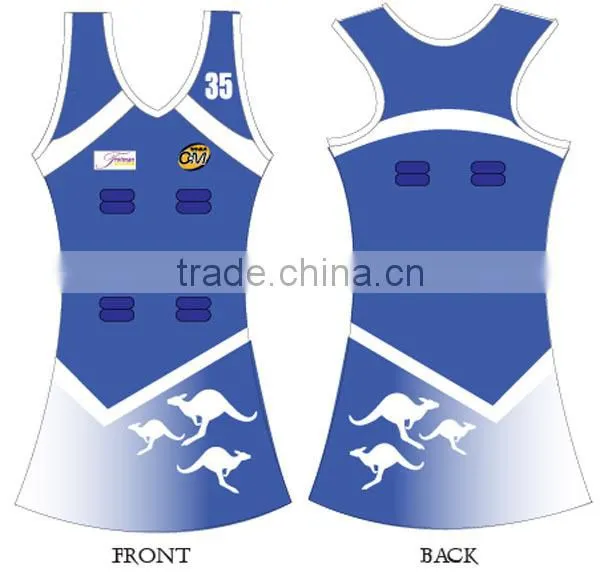 New design netball dress for high school team
