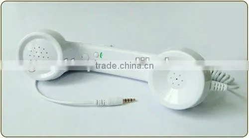 New Mic 3.5mm Retro COCO Phone Speaker Microphone Handset for iphones