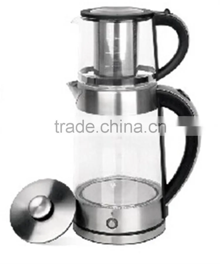 1.7L Portable Cordless Glass Electric Tea Maker