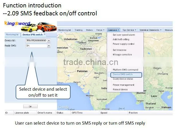 GPS Rastreamento with one year battery ET-01 with Free Tracking Platform