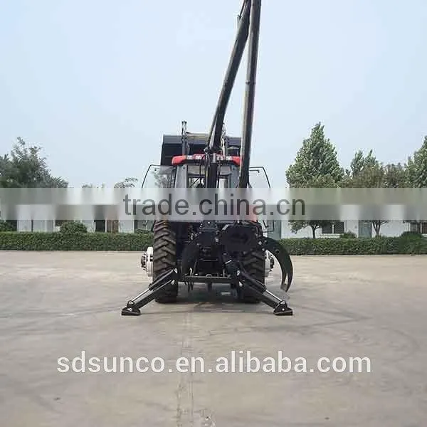 tractor crane, forest log crane, log trailer