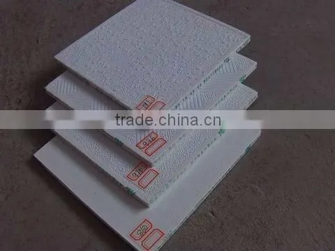 china pvc gypsum ceiling with aluminum foil