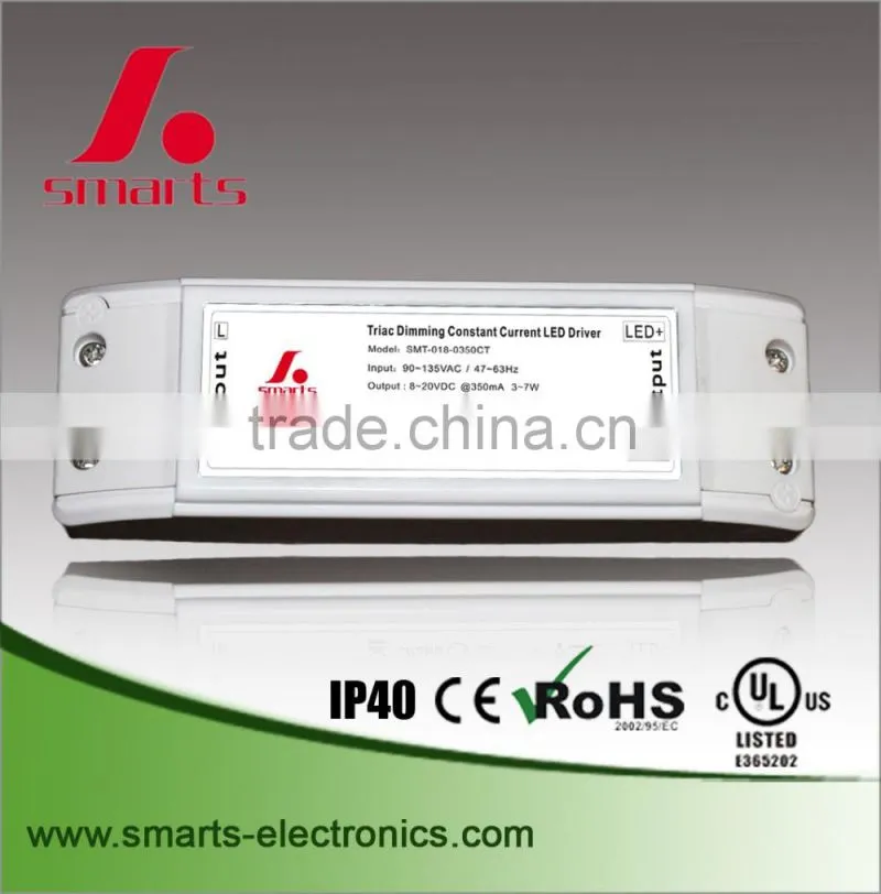 350ma 10w constant currrent triac dimming led driver