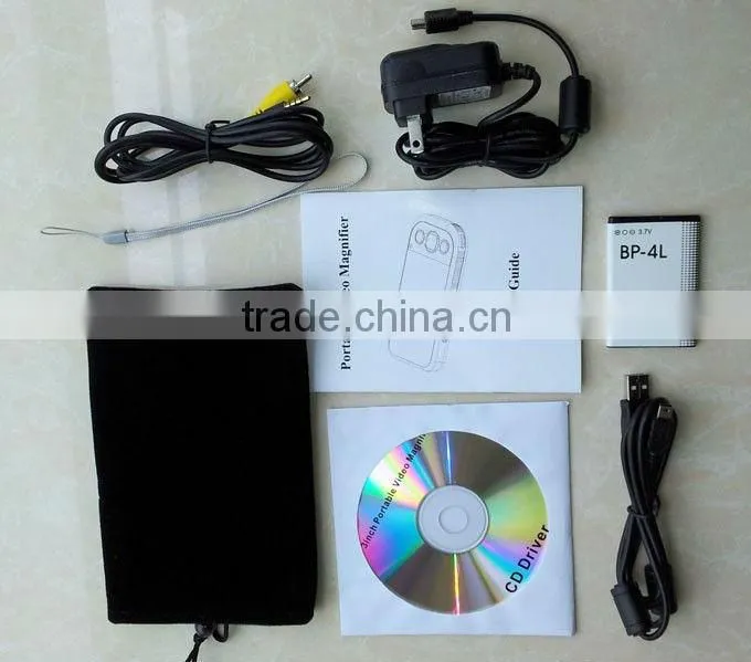 4.3inch Portable Video Magnifier, handheld video magnifier