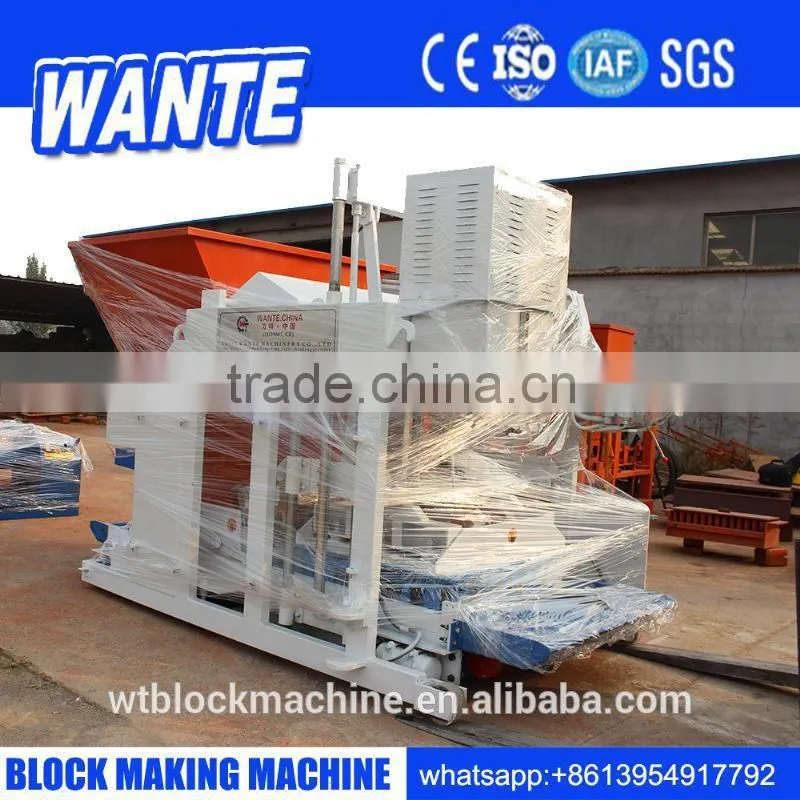WT10-15 Mobile type brick making machine german manufacturers