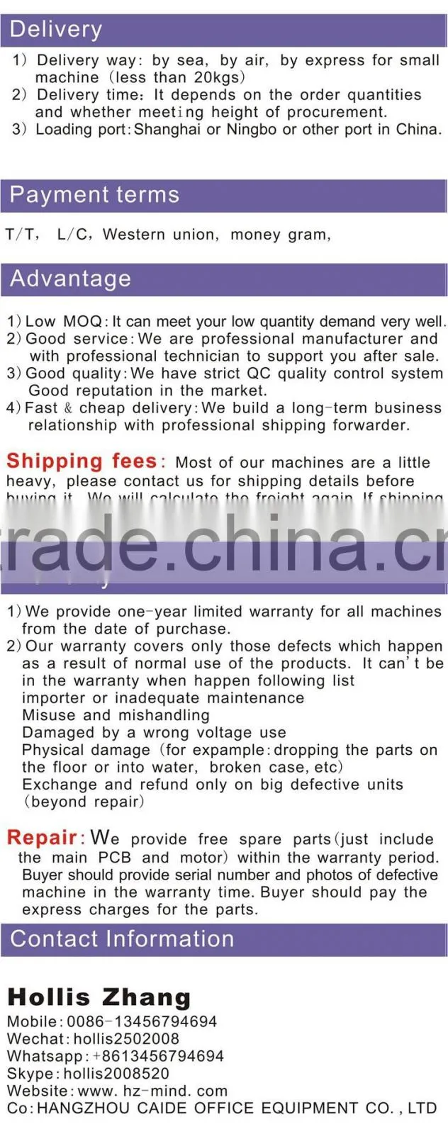 WD-6988A4 Functional wire plastic spiral comb Binding Machine