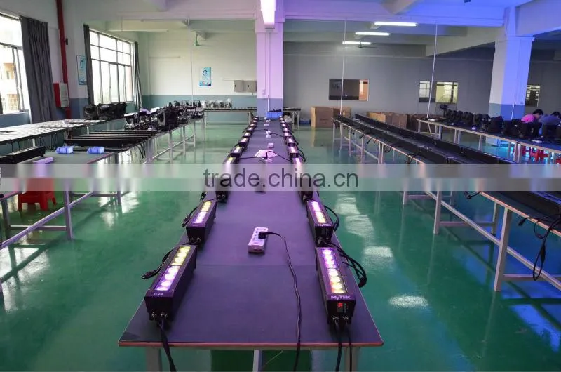 18x10w rgbw 4 in 1 led dj wall wash bar light