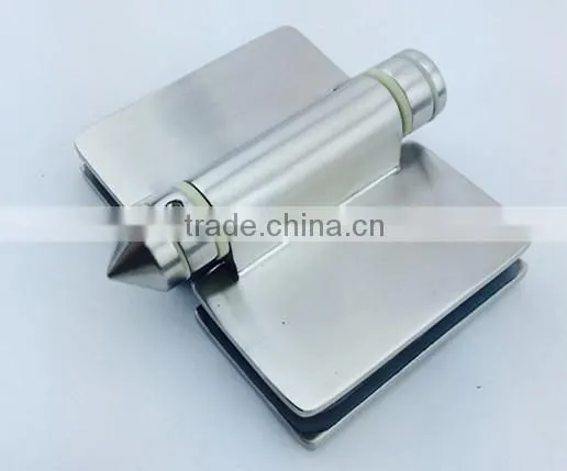 spring loaded glass hinge