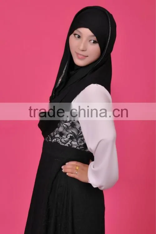 H226 popular muslim jersey hijab,big size long hijab
