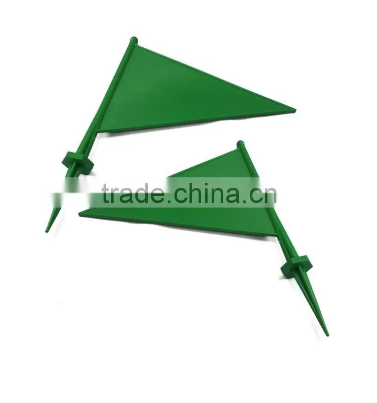 Manufacturer pp plastic triangle flag