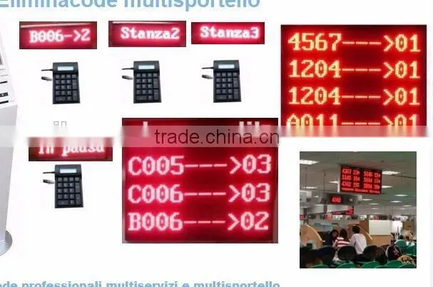 Bank Window Queue Big Display Screen Voice Broadcast Calling System