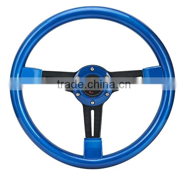 Universal ABS racing leather steering wheel