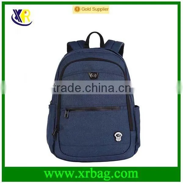 2015 new style design cotton canvas school bag