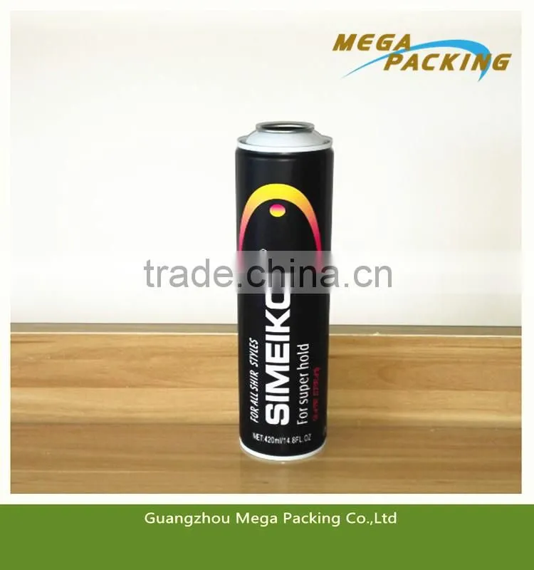 4 color printing empty metal cans box matel tin cans for aerosol Fire Extinguisher