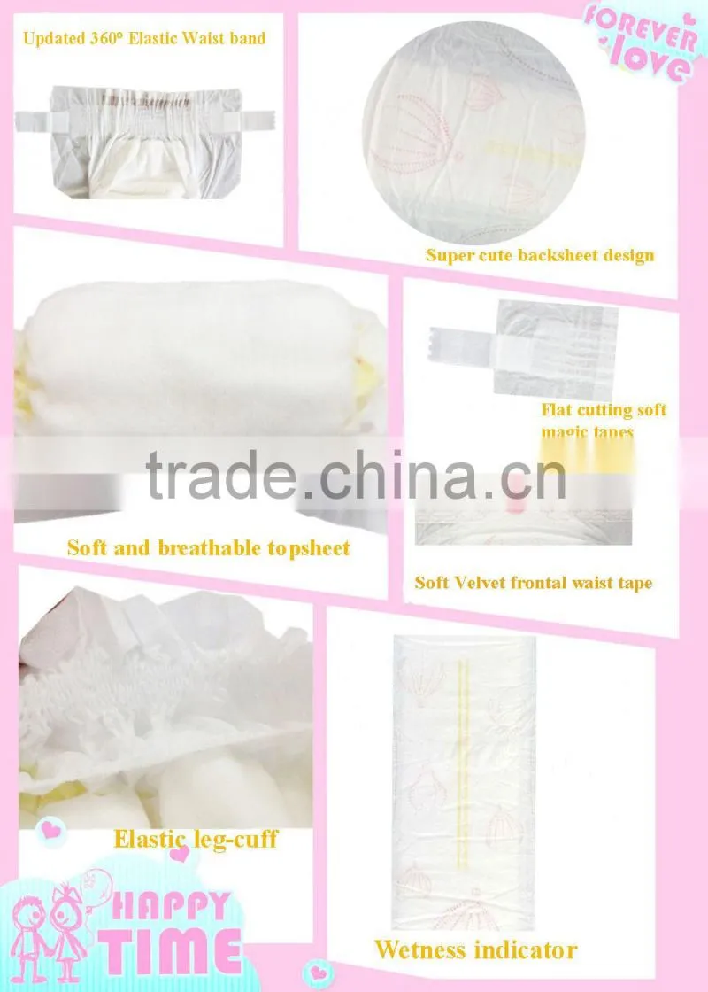 2016 quality baby diaper manufacturers in China