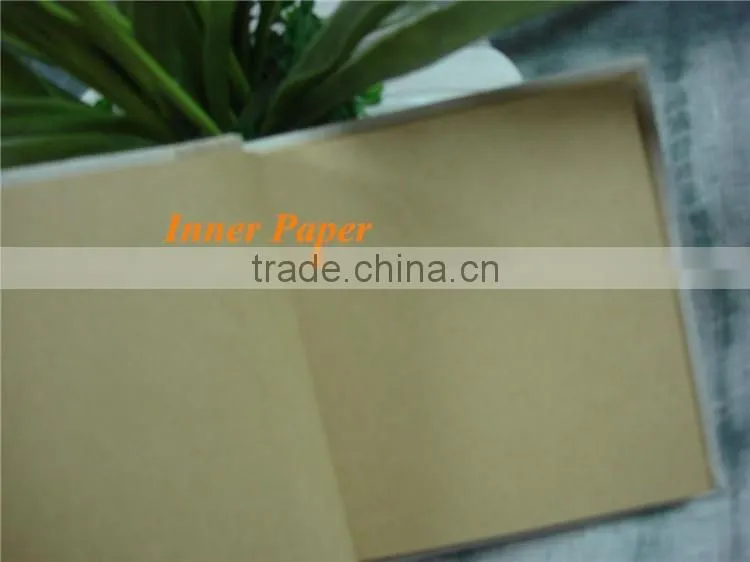 school paper notebook with printing