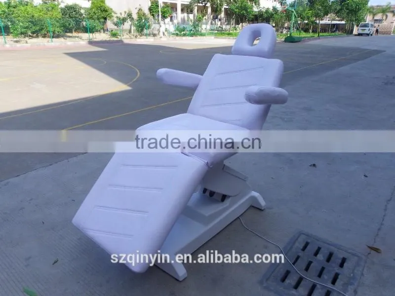 CE approval white massage table electric face hole