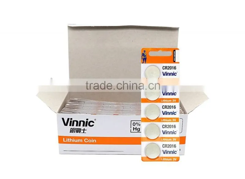 3v Lithium Manganese Dioxide Button Cell CR2016 3v CR2016 Lithium Manganese Dioxide Button Cell Thermometer cameras use