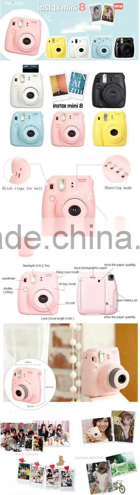 Fujifilm Instax Mini 8 film camera