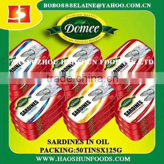 125g Club Can Canned Sardines in vegetable oil