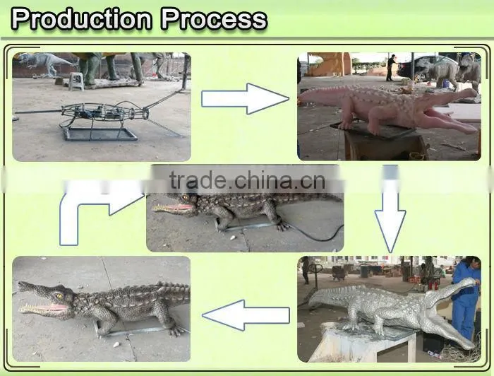 2014 New amusement park realistic dinosaur sculpture for sale