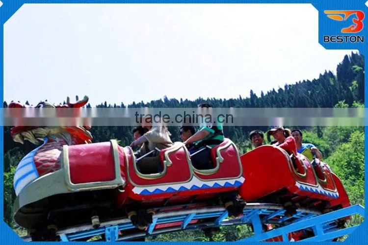 Thrilling theme park kids rides glide roller coaster for sale