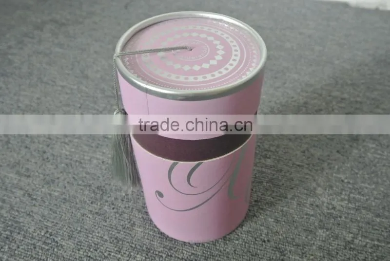 pink cosmetic packaging paper core tube