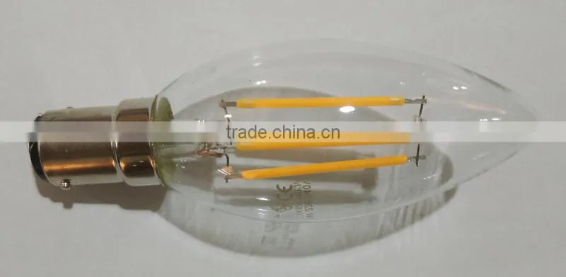 2015 new 360 degree 4W led filament candle e27 led filament candle