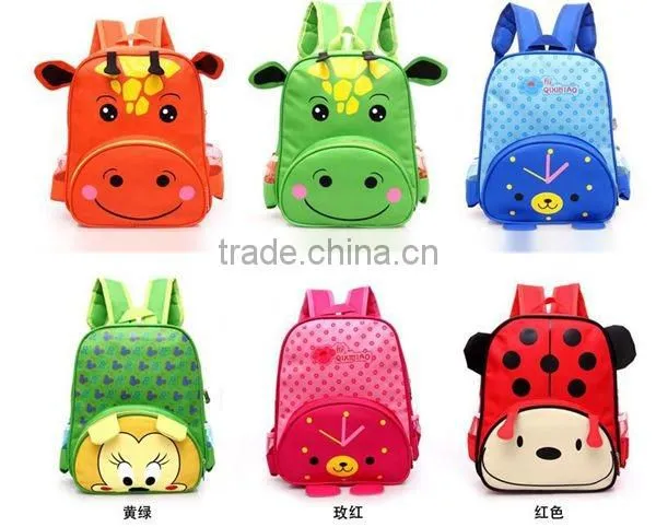 china manufacturer 2-6 years kindergarten animal kids backpack bags