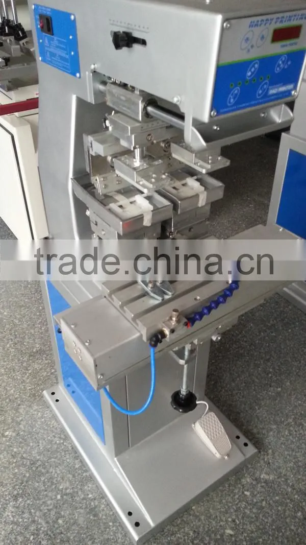 two color inkwell pad printer with shuttle for sale pad printing machine China