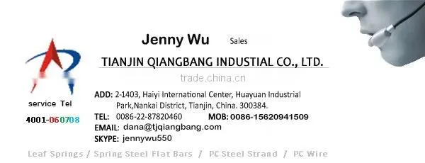 SUP7 Hot rolled high carbon low price spring steel flat bar