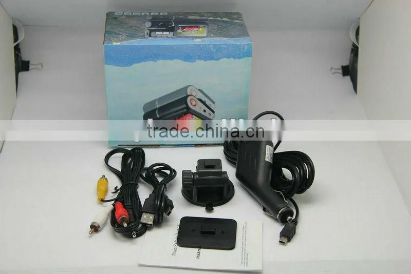 2.0inch TFT HD Separate camera car dvr with G sersor and built in battery