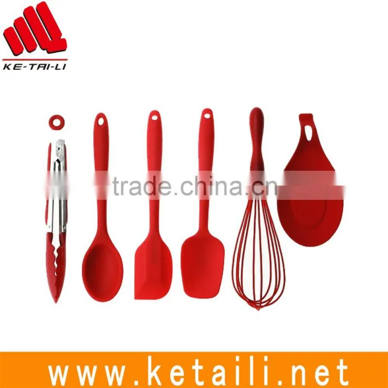 High quality eco-friendly silicone scraper kitchen utensil