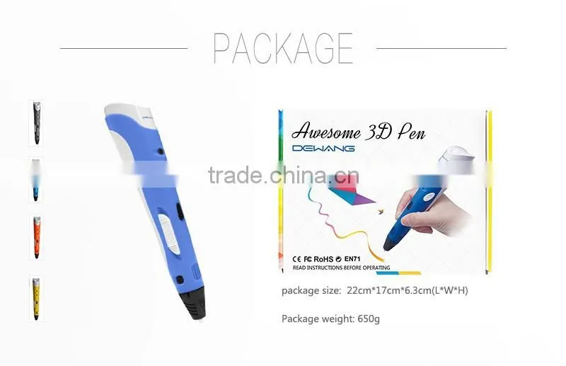 Factory price 3d pen and 3d printer pen for big sale