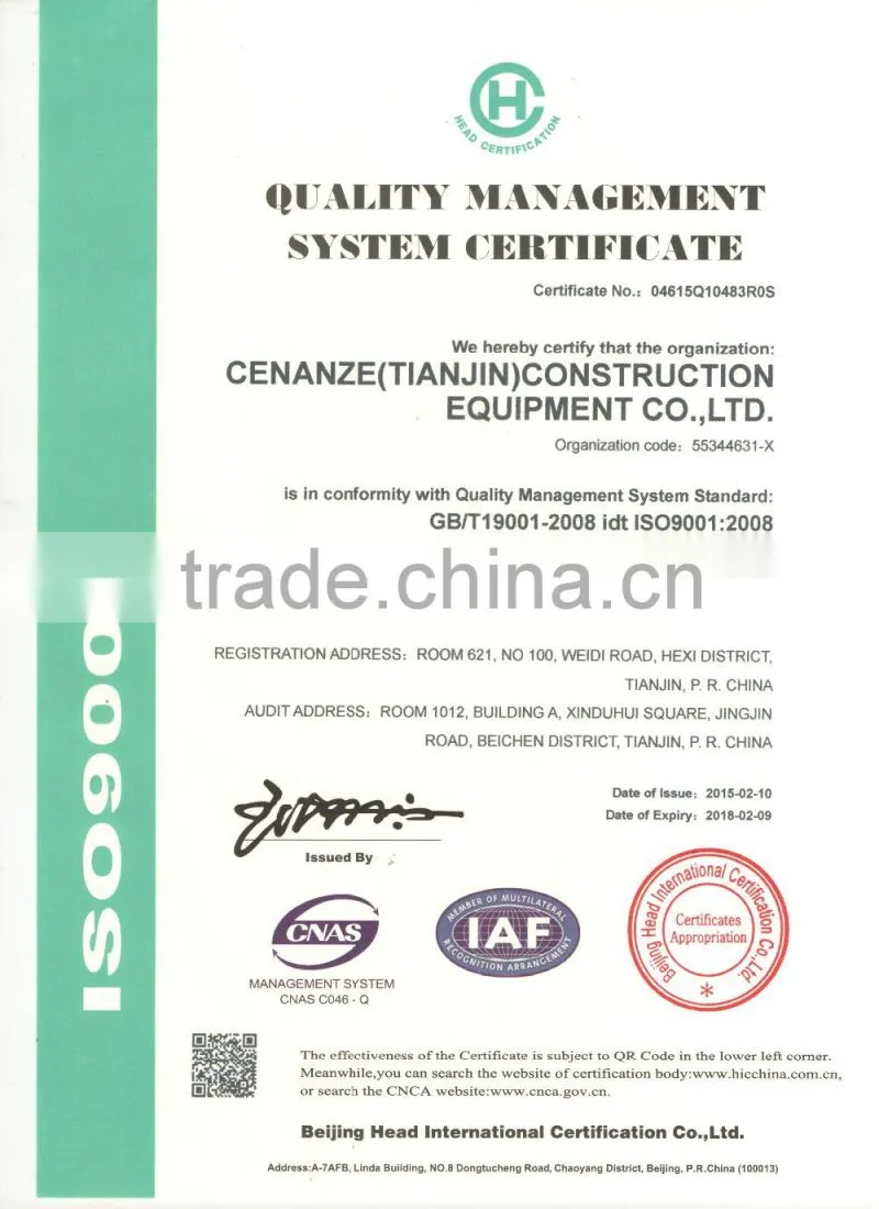 Scaffolding shoring prop used in formwork