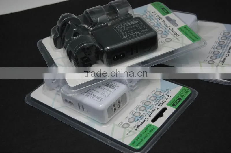 china manufacturer 5V 2.1a 2 usb fashion charger