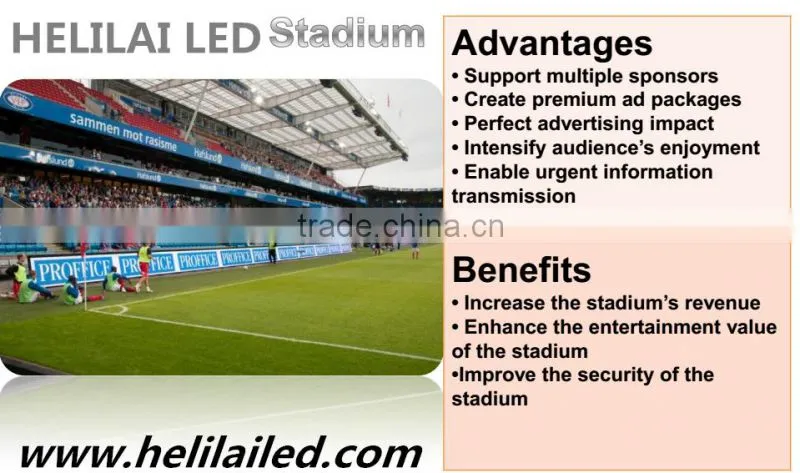P10 P16 P20 P25 LED DISPLAY perimiter stadium outdoor panel billboard