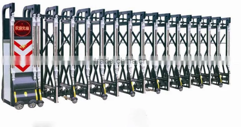 Electric retractable door