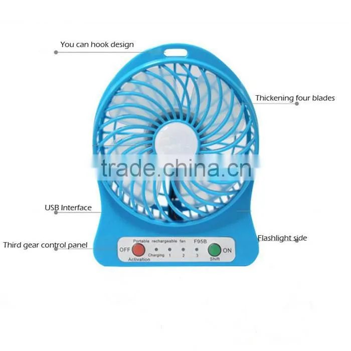 Promotional items handheld pocket toy fan, electrical table fan