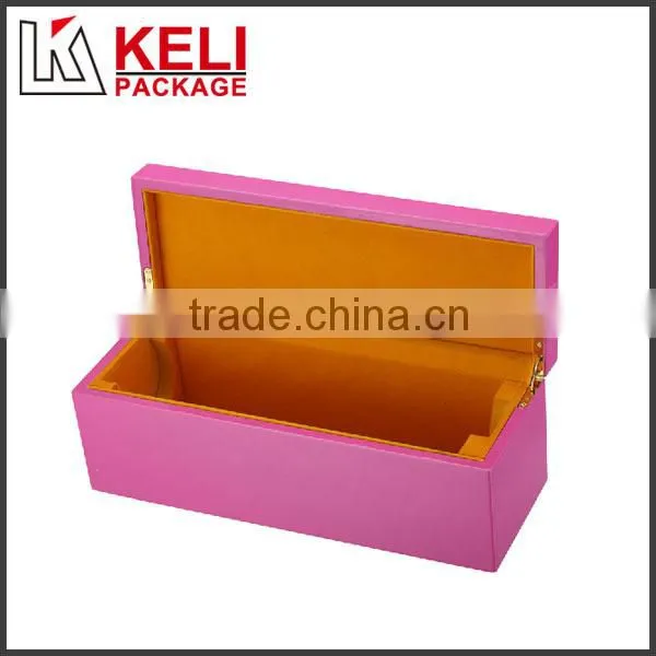 Luxury MDF wooden wine gift box
