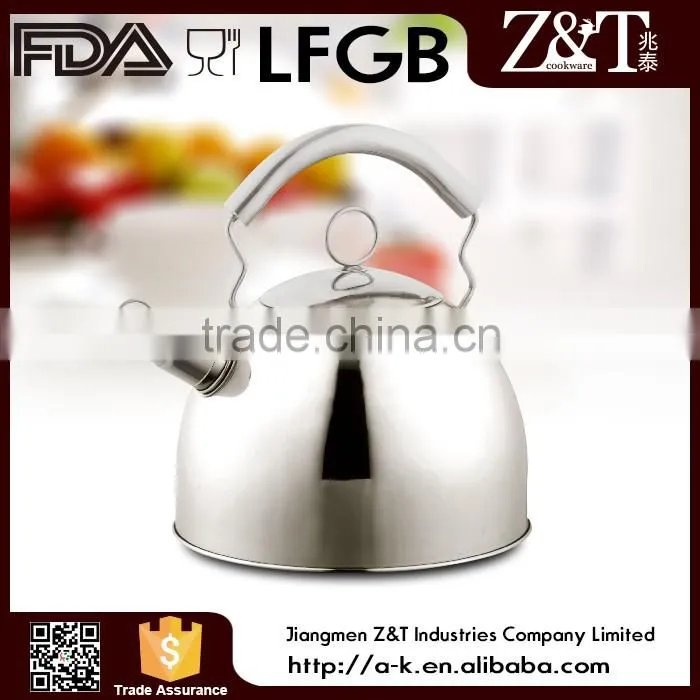 2016 Top Promotion silver whistling kettle stainless steel