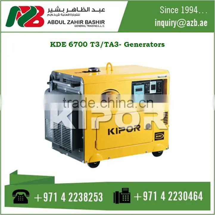 Ultra Silent Diesel Generator - KDE6700TA For Sale
