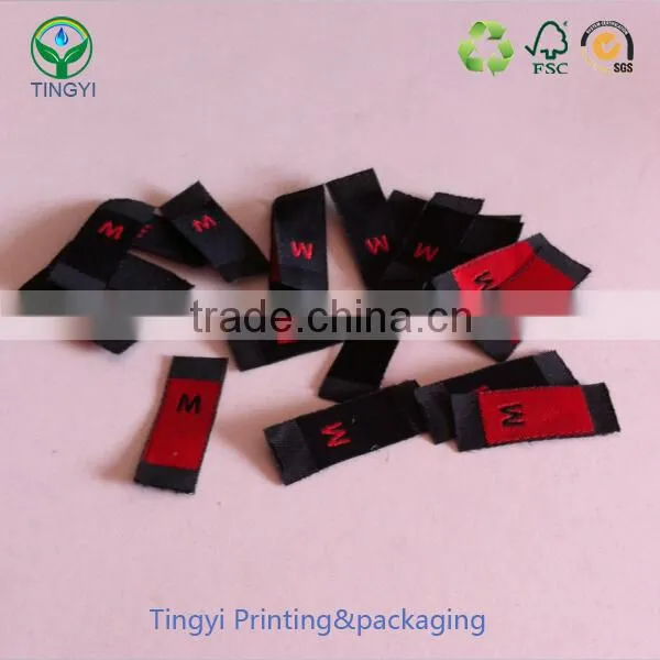 garment size label