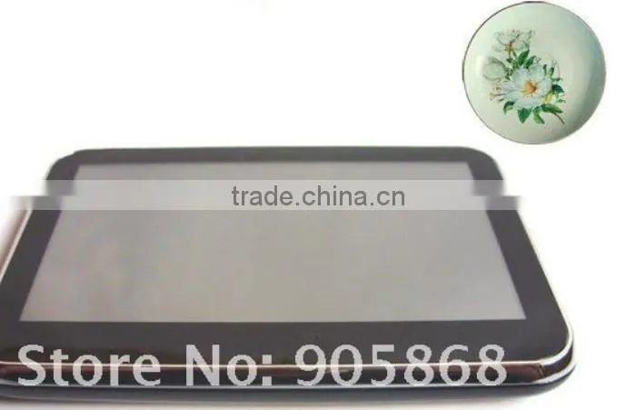 cheapest 8GB touch screen Slim car 4.3 inch GPS tracker Touch Screen FM transmitt